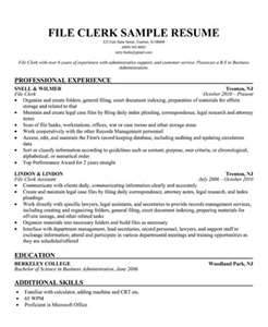 Resume example of medical records